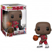 Funko Pop! Jumbo Basketball NBA: Chicago Bulls - Michael Jordan (Red Jersey) #75 Vinyl Figura 