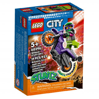 LEGO City Wheelie Stunt Bike (60296) Jucărie