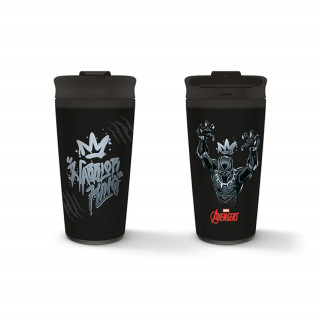 Black Panther (Warrior King) Metal Travel Mug Cadouri