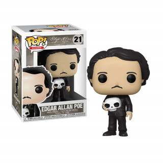 Funko Pop! Icons: Edgar Allen Poe W/ Skull #21 Vinyl Figura Cadouri