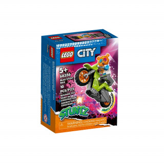 LEGO City Motocicletă de cascadorie cu urs (60356) Jucărie