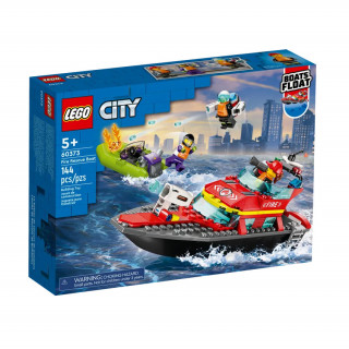 LEGO City Barca de salvare a pompierilor (60373) Jucărie