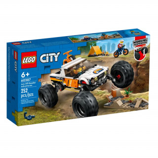 LEGO City Aventuri off road cu vehicul 4x4 (60387) Jucărie