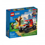 LEGO City Salvare cu mașină de pompieri 4x4 (60393) 