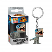 Funko Pocket Pop!: Jurassic World Dominion - Velociraptor (Blue) Vinyl figurina breloc 