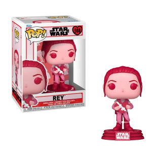 Funko Pop! Disney Star Wars: Valentines S3 - Rey #588 Bobble-Head Vinyl Figura Cadouri