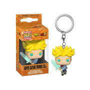 Funko Pocket Pop!: Dragon Ball Super - Super Sayan Trunks with Sword Vinyl Breloc figurina 