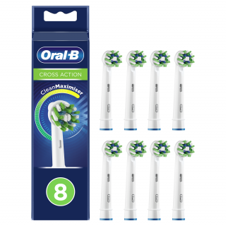 Oral-B EB50-8 Cross Action 8 pcs Rainbow Spare Head Acasă