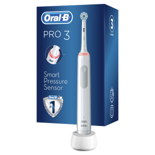 Oral-B PRO3 3000 Electric Toothbrush with Sensi Clean Head Acasă