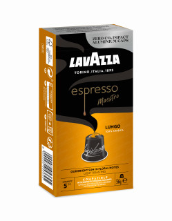 Lavazza Espresso Lungo Ground, Roasted Coffee Capsule 10x5.6g Acasă