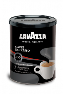 Lavazza Caffe Espresso Ground Coffe Metal Can 250g Acasă