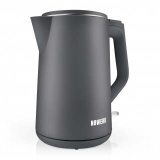 N8WERK Electric Kettle 1,5L 2200W Gray Acasă