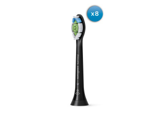 Philips Sonicare Optimal White HX6068/13 Standard Toothbrush Head 8pcs Black Acasă