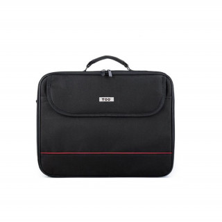 TOO 15.6" black notebook bag with red decorative strip PC