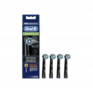 Oral-B CrossAction set of 4 black toothbrush heads Acasă