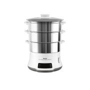 Tefal VC502D10 Convenient Series Deluxe XL white stainless steel food steamer 