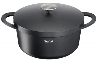 Tefal E2184634 Trattoria cast aluminum lid 24 cm black cooking pot Acasă