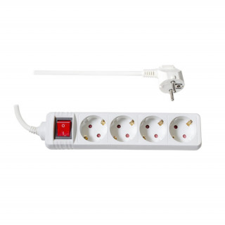 TOO PSW-430S 4 sockets 3 meters 3x1.5mm2 white distributor with switch PC