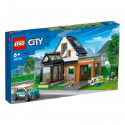 LEGO City: Casă de familie și mașină electrică (60398) 