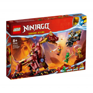 LEGO NINJAGO: Dragonul de lavă transformator cu val de căldură (71793) Jucărie