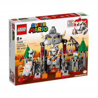 LEGO Super Mario: Set de extindere Bătălia lui Dry Bowser de la castel (71423) Jucărie