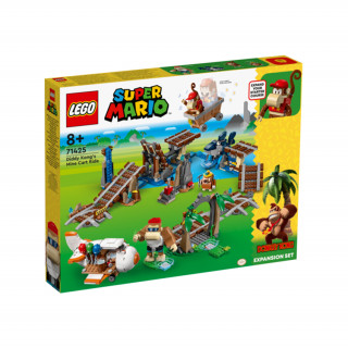 LEGO Super Mario: Set de extindere Plimbarea cu vagonetul minier a lui Diddy Kong (71425) Jucărie