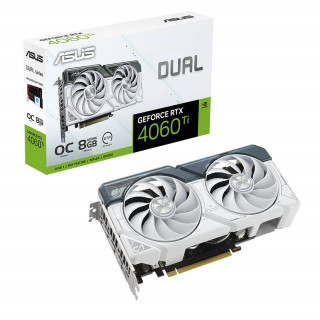 ASUS Dual GeForce RTX 4060 Ti White 8GB GDDR6 (DUAL-RTX4060TI-8G-WHITE) PC