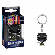 Funko Pocket Pop! Power Rangers - Breloc cu figurine din vinil Black Ranger (FK72149) 