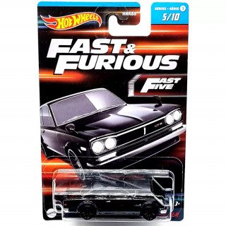 Hot Wheels Fast & Furious - 1971 NISSAN SKYLINE H/T 2000 GT-R (HNR88 - HNT15) Jucărie