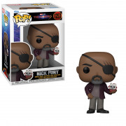 Funko Pop! #1253 The Marvels - Nick Fury Bobble-Head Vinyl Figura 