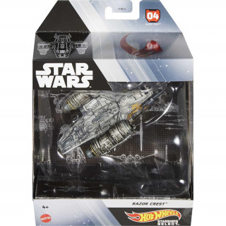 Hot Wheels - Star Wars Starships Select Razor Crest (HHR14/HHR18) Jucărie