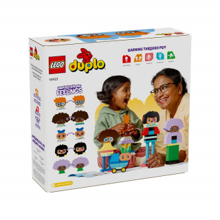 LEGO DUPLO: Oameni construibili cu emotii mari (10423) Jucărie