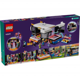 LEGO Friends: Autocar de turneu pentru staruri pop(42619) Jucărie