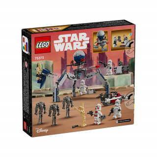 LEGO Star Wars: Pachet de lupta clone Trooper si Droid (75372) Jucărie