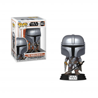 Funko Pop! #663 Disney Star Wars: The Mandalorian - The Mandalorian with Darksaber BH Vinyl Figure Cadouri