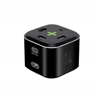 Promate Adaptor pentru încărcător de telefon - POWERCUBE PD80 (POWERCUBE-PD80.EU-BK) Mobile