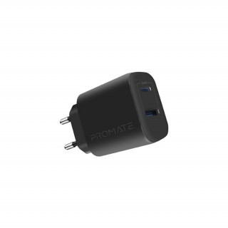 Promate Adaptor pentru încărcător de telefon - BIPLUG 2 (BIPLUG-2.EU-BK) Mobile