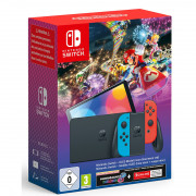 Nintendo Switch OLED Consola + Mario Kart 8 Deluxe + 3 luni de Nintendo Switch Online 