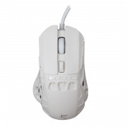 WHITE SHARK ECTOR-W GM-5016W RGB Mouse de gaming, 12.200 dpi, 7 butoane alb 