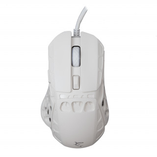 WHITE SHARK ECTOR-W GM-5016W RGB Mouse de gaming, 12.200 dpi, 7 butoane alb PC