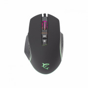 WHITE SHARK GARETH Mouse de gaming, negru 