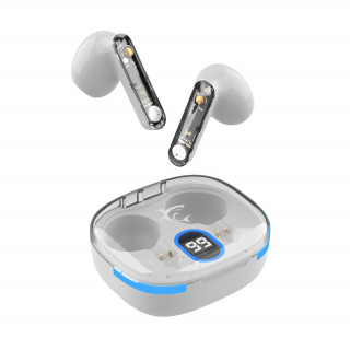 WHITE SHARK HYPERBEAT-W, GEB-TWS37W Căști intraauriculare bluetooth cu microfon, alb PC