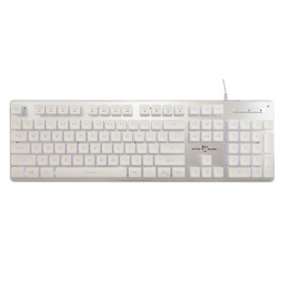 WHITE SHARK TACHI-W/US WS GK-003241W-US Tastatură pentru jocuri, 104 taste alb (engleză) PC