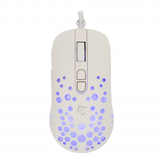 WHITE SHARK TRISTAN-W WS GM-9004W 7D / 12000 dpi alb RGB Mouse de gaming  PC