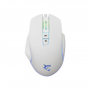 WHITE SHARK WS GM-5009W GARETH-W, cu fir, alb, 6400 Dpi, 7D, RG Mouse de gaming  