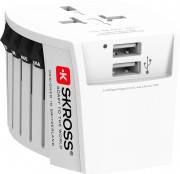 Adaptor de călătorie Skross World MUV USB 2xA 