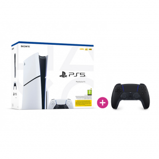 PlayStation 5 (Slim) + controler DualSense (negru) PS5