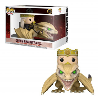 Funko Pop! #305 Rides Deluxe: House of the Dragon - Regina Rhaenyra cu figurină de vinil Syrax Cadouri