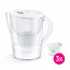 Pachet de pornire Brita Marella XL 3,5 L + 3 filtre Maxtra PRO - Alb thumbnail