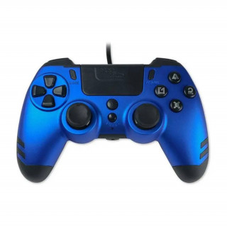 Steelplay - Slim Pack - controler cu fir - Albastru (JVAMUL00150) PS4